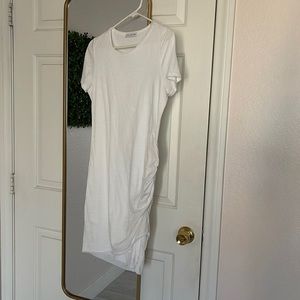 White tee dress from a boutique in Huntington Beach. Size Medium.
